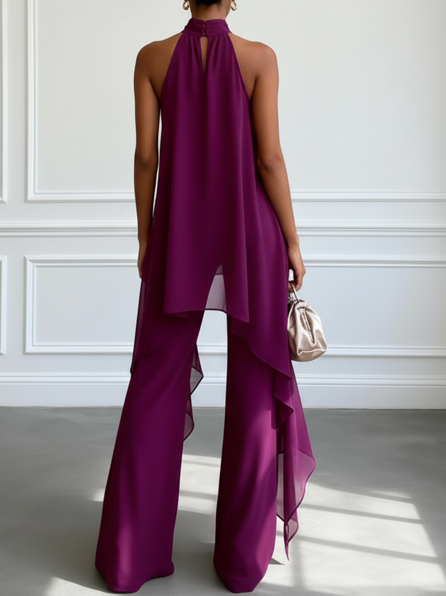 Vivienne | Halter Top & Pants Two | Piece Set