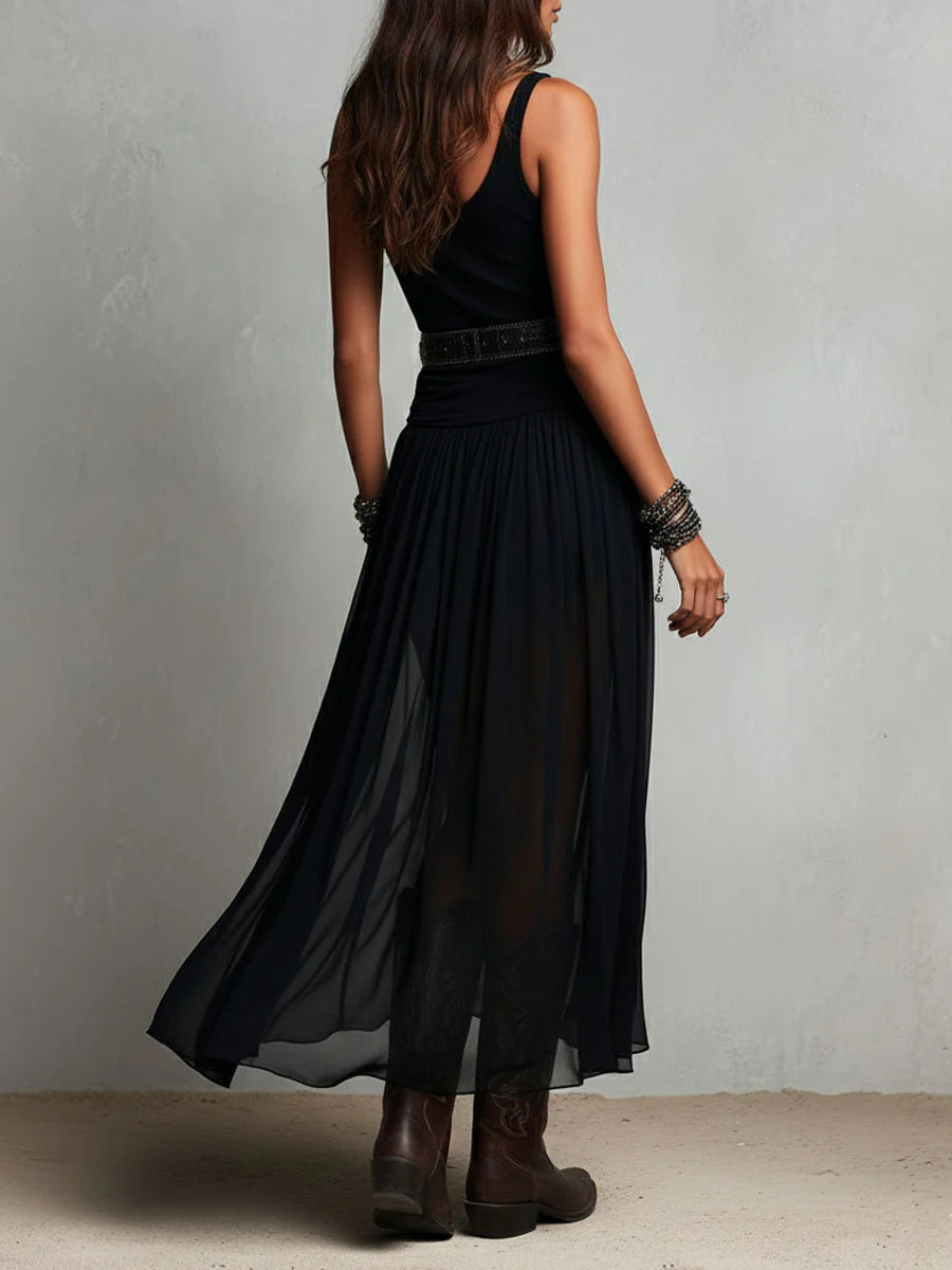 Odette | Elegant Tulle Maxi Dress