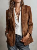 Juliette | Vintage Brown Blazer