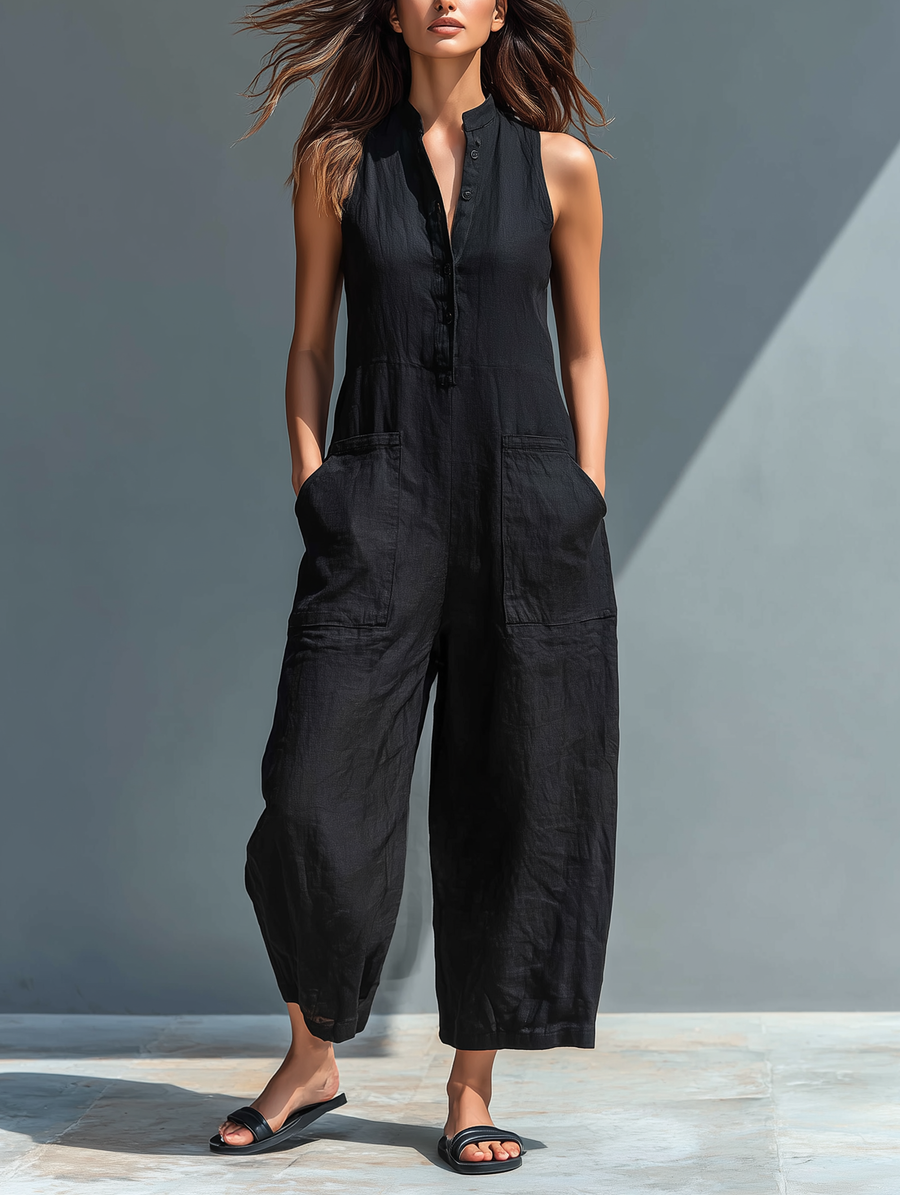 Adele | Flowing Pocket Jumpsuit
