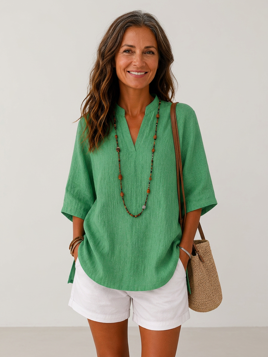 Nicia | Airy and Comfortable Summer Blouse
