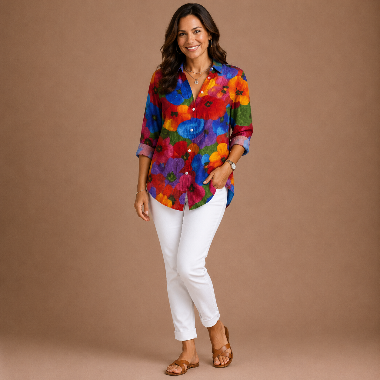ASTRID | Colorful Pattern Blouse