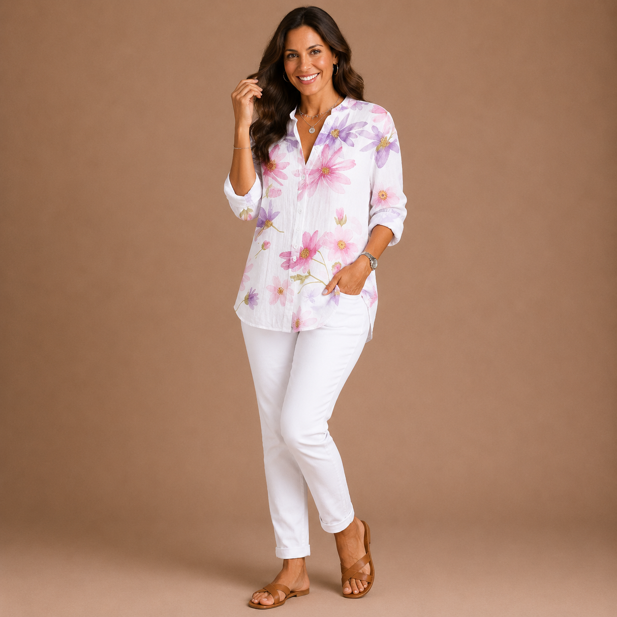 ASTRID | Colorful Pattern Blouse