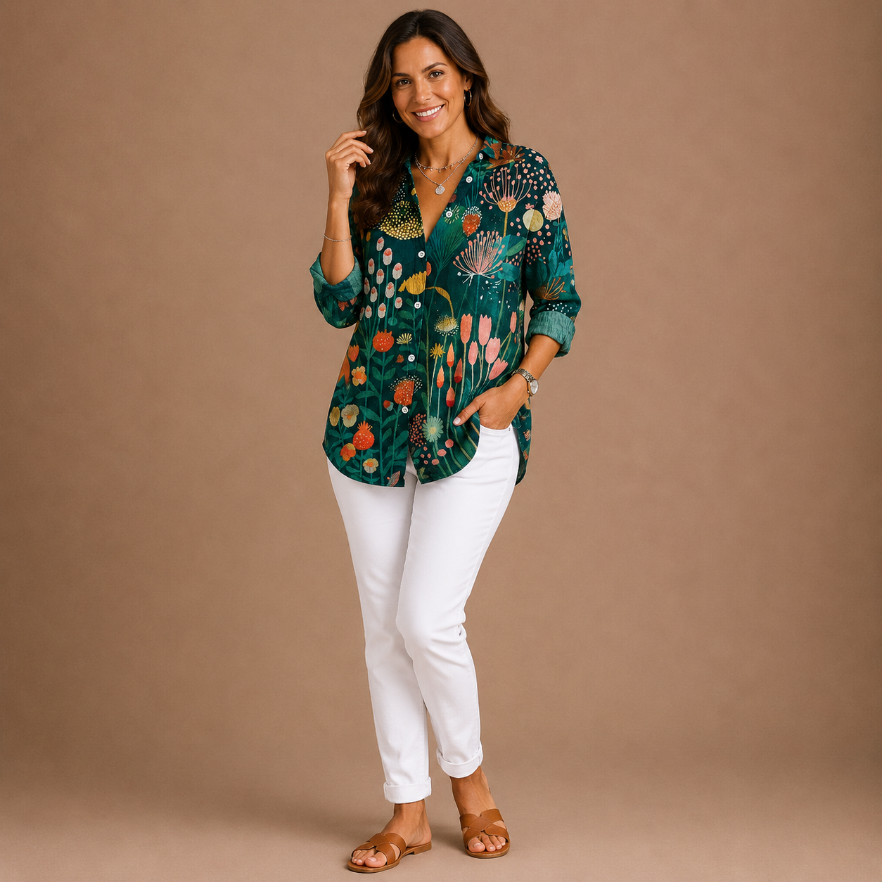 ASTRID | Colorful Pattern Blouse