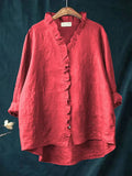 Lily | Lightweight Ruffle Blouse