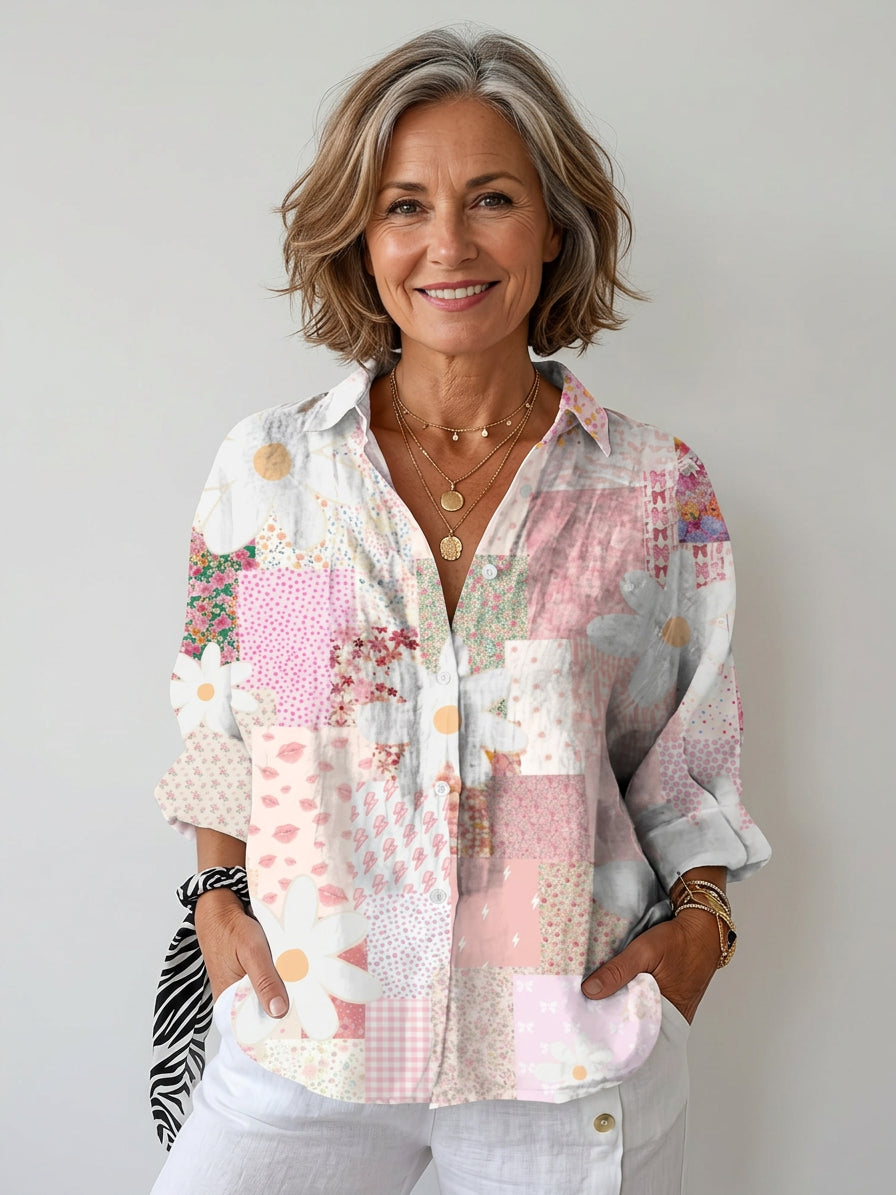 Fanny | Patchwork Daisy Blouse