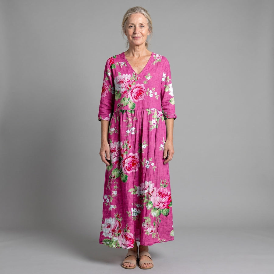 Taryn | Floral Summer Midi Dress