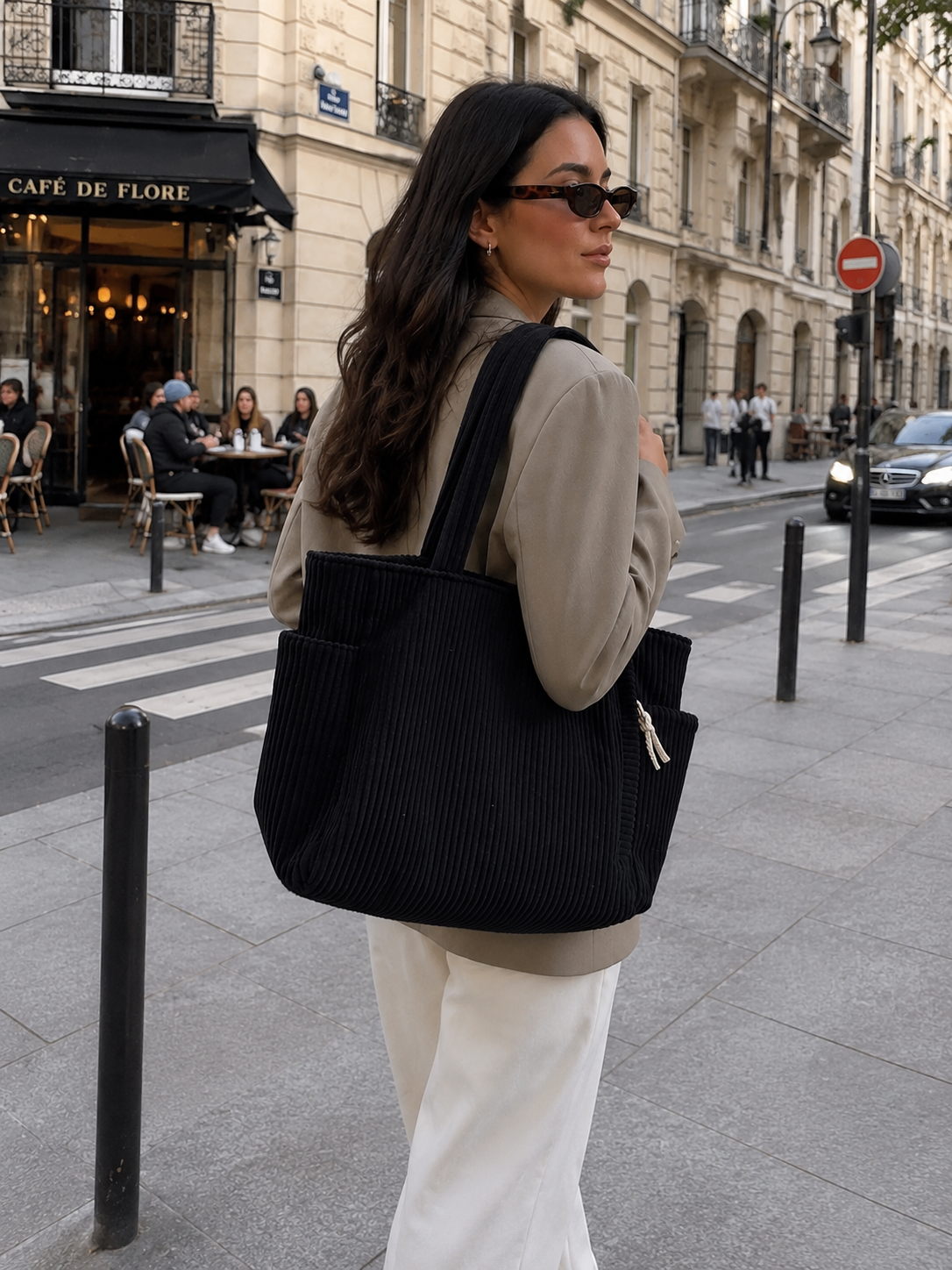 Olivia | Corduroy Shoulder Bag