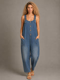 Lejla - Stylish Denim Jumpsuit With Pockets