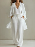 Elena | 3-Piece Linen Look Set
