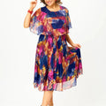 Alera | Flowy Chiffon Midi Dress