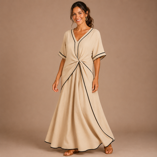 CAROL | Elegant Loose Fit Summer Maxi Dress
