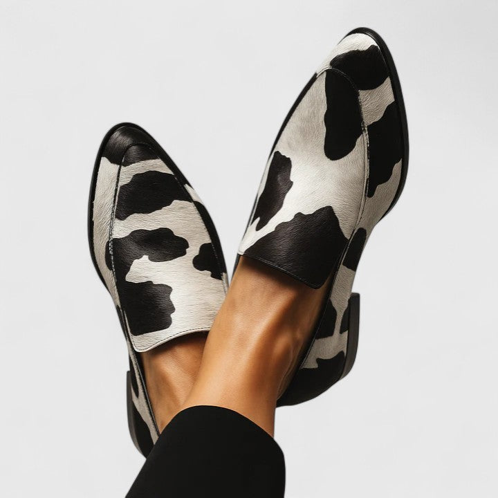 Antonella | Two-Tone Slip-On Loafers