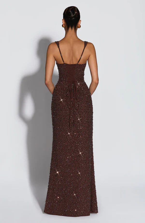 Rosalind | Square-Neck Maxi Dress