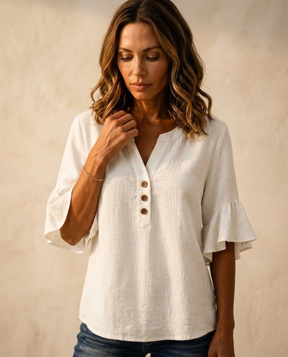 Adriana | Ruffle Blouse