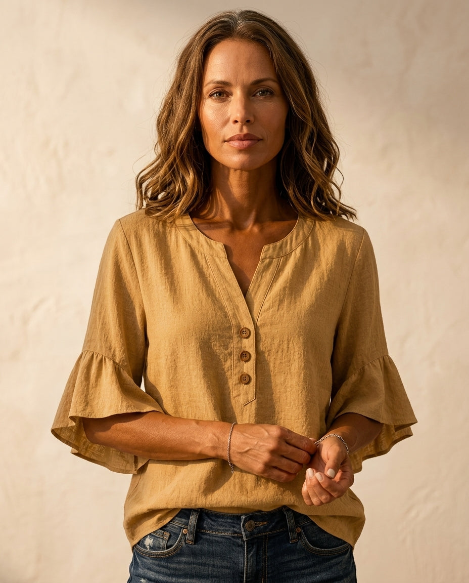 Adriana | Ruffle Blouse