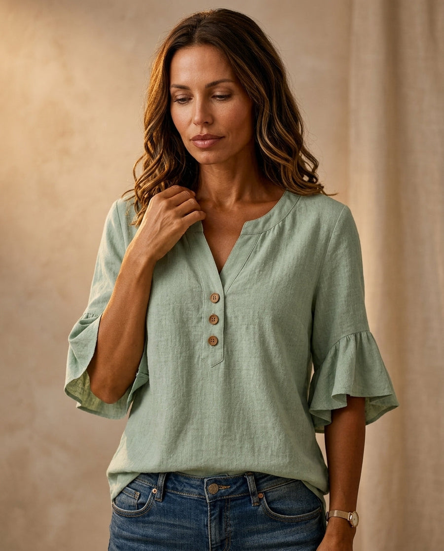 Adriana | Ruffle Blouse