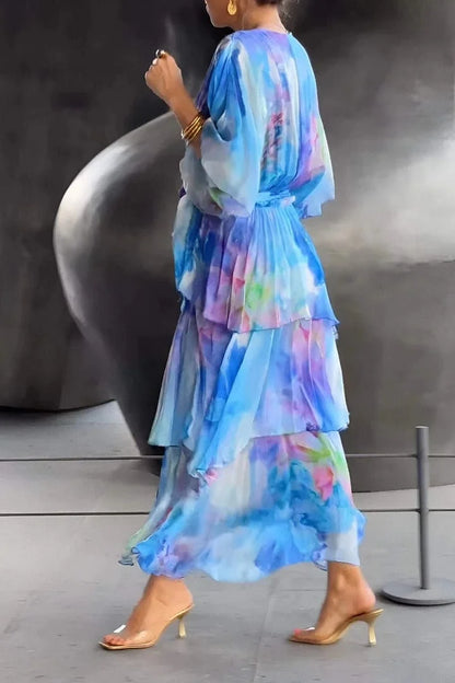 Cassia | Elegant Chiffon Dress
