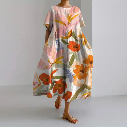 Clara | Elegant Floral Dress