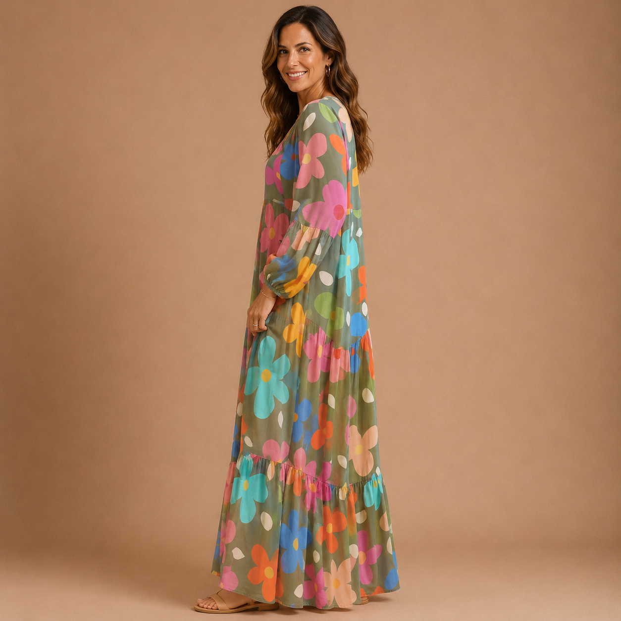 CORINNE | Floral Maxi Dress