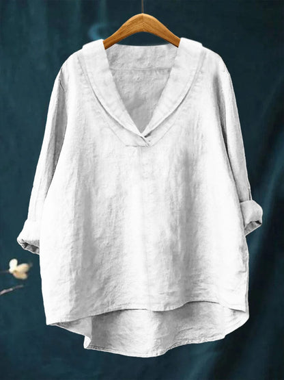 Hortense | V-Neck Fluide Blouse