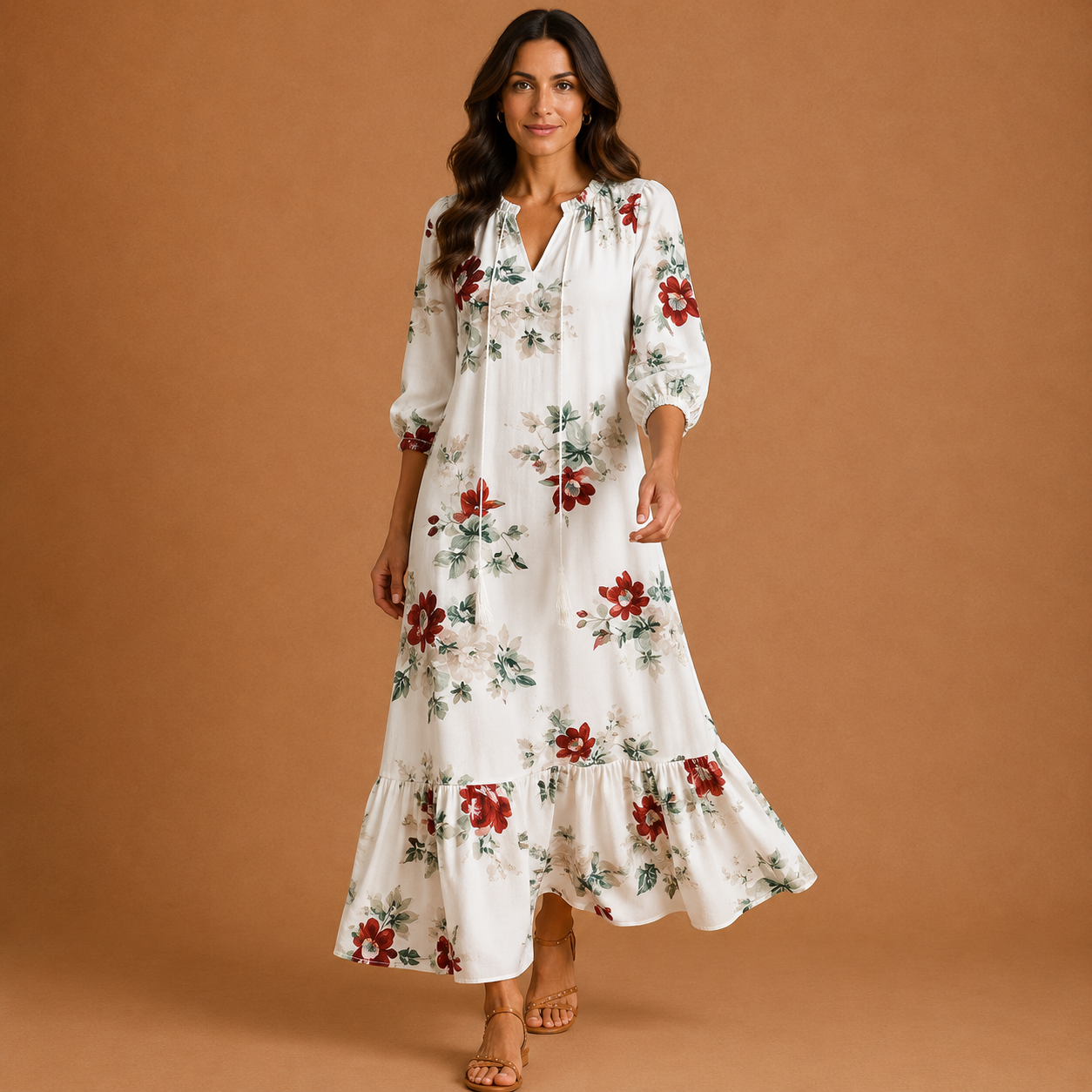 SOLARA  | A-line Midi Dress