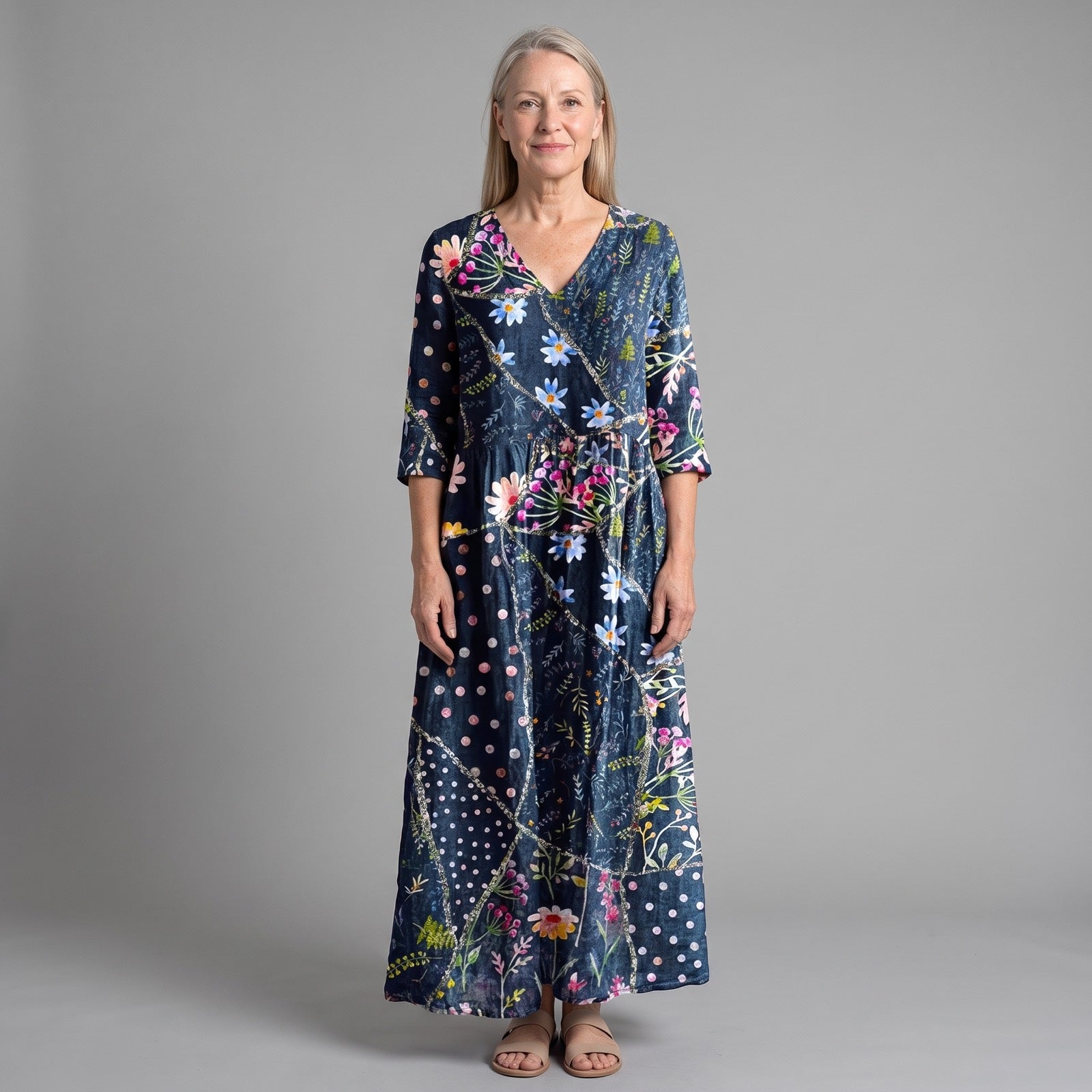 Wanda | Floral Summer Midi Dress