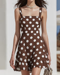 Dotty | Sleeveless Polka Dot Short Dress