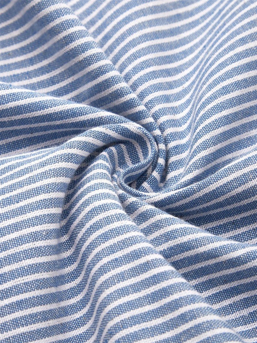 Coralie™ | Crisp Striped Summer Maxi-
