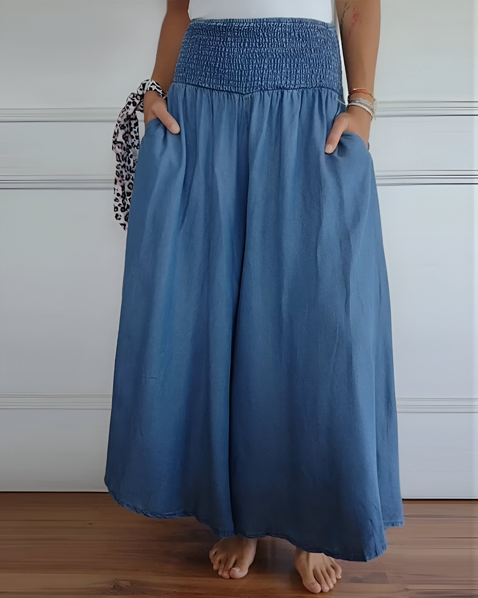 Janie | Flowing Skirt Pants