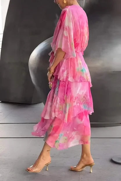 Cassia | Elegant Chiffon Dress