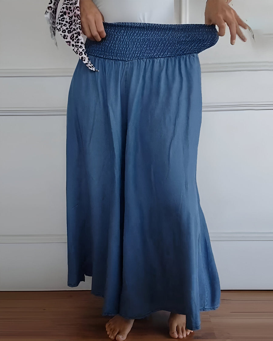 Janie | Flowing Skirt Pants