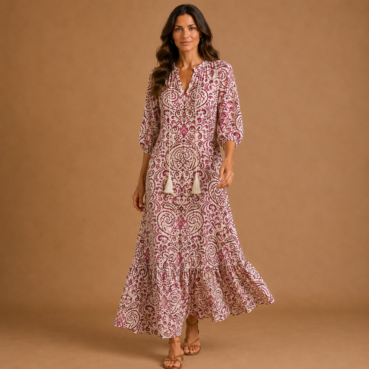 SOLARA  | A-line Midi Dress
