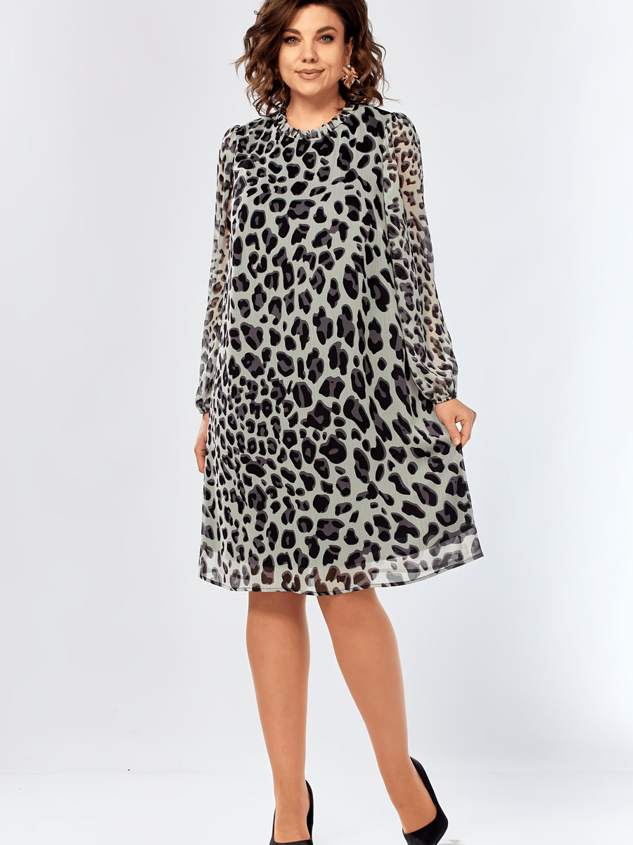 Amara | Elegant Plus-Size Midi Dress