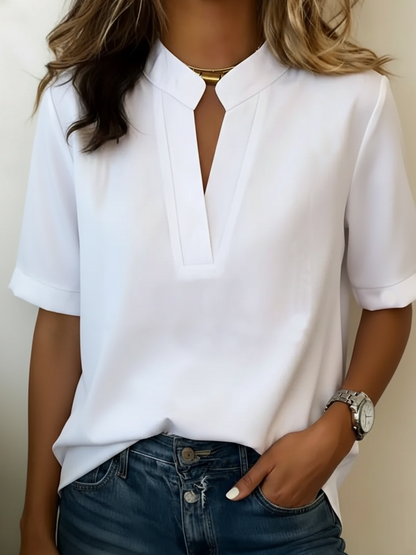 Élise | Elegant Blouse with a Refined Collar