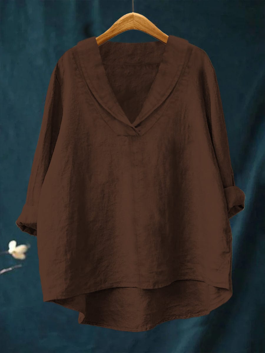 Hortense | V-Neck Fluide Blouse