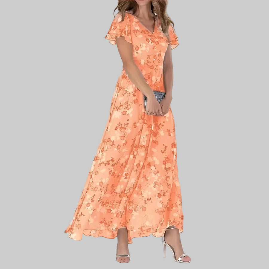 Hana | Floral Maxi Dress - women's dress