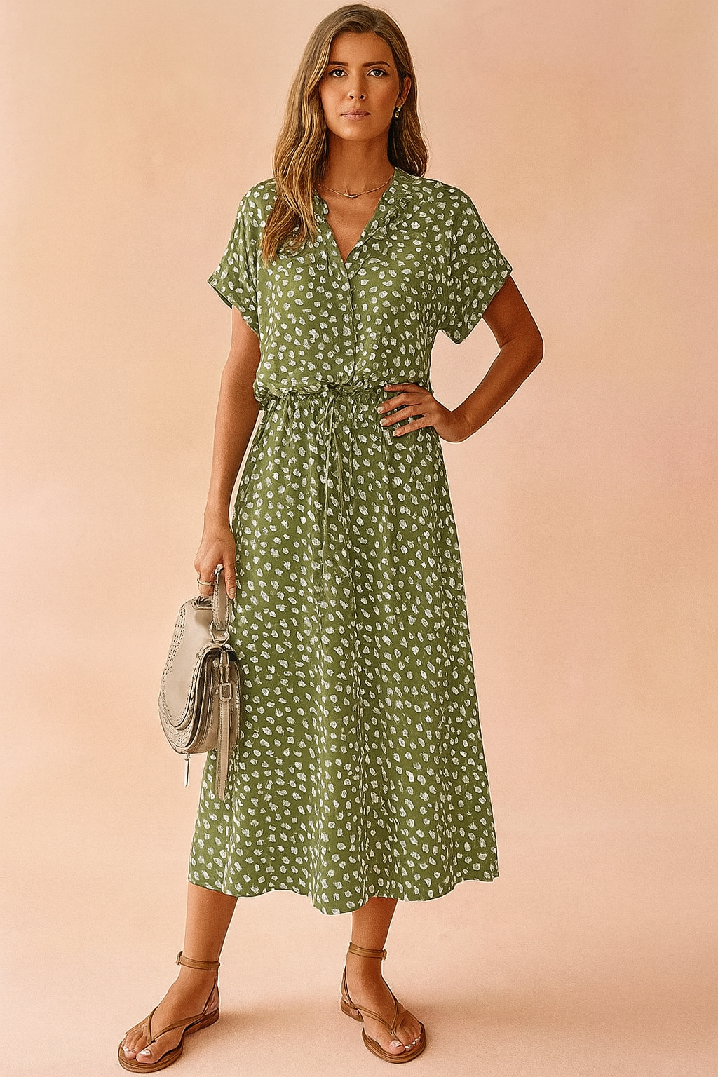 Fenna | Women's Boho Midi Dress