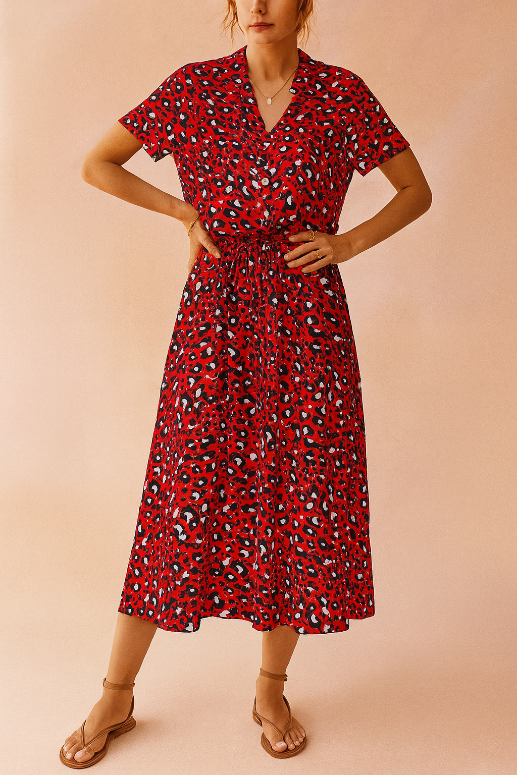 Fenna | Women's Boho Midi Dress