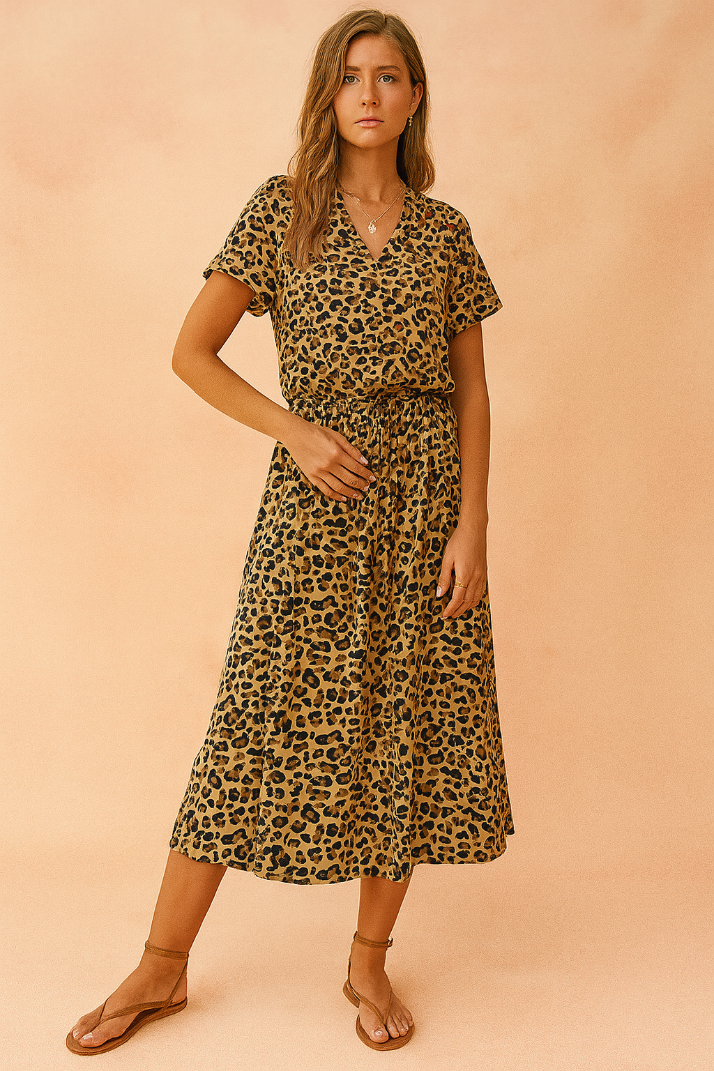 Fenna | Women's Boho Midi Dress