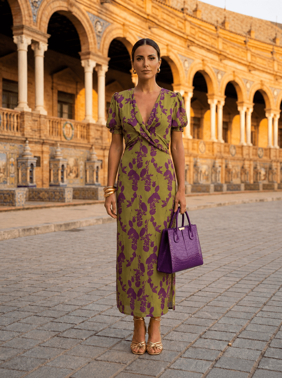 Flowing Floral Maxi Dress