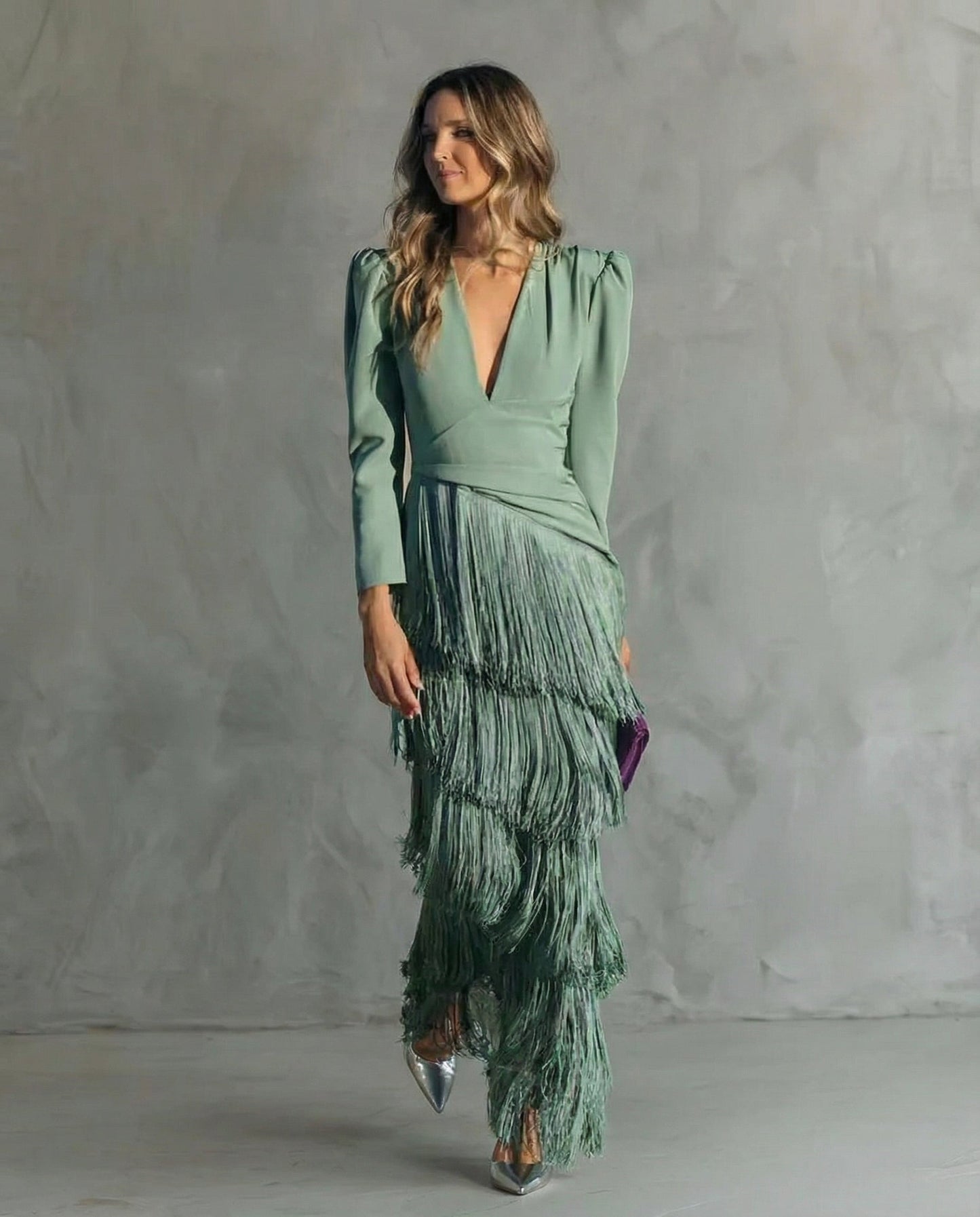 Clara | Elegant Fringe Dress