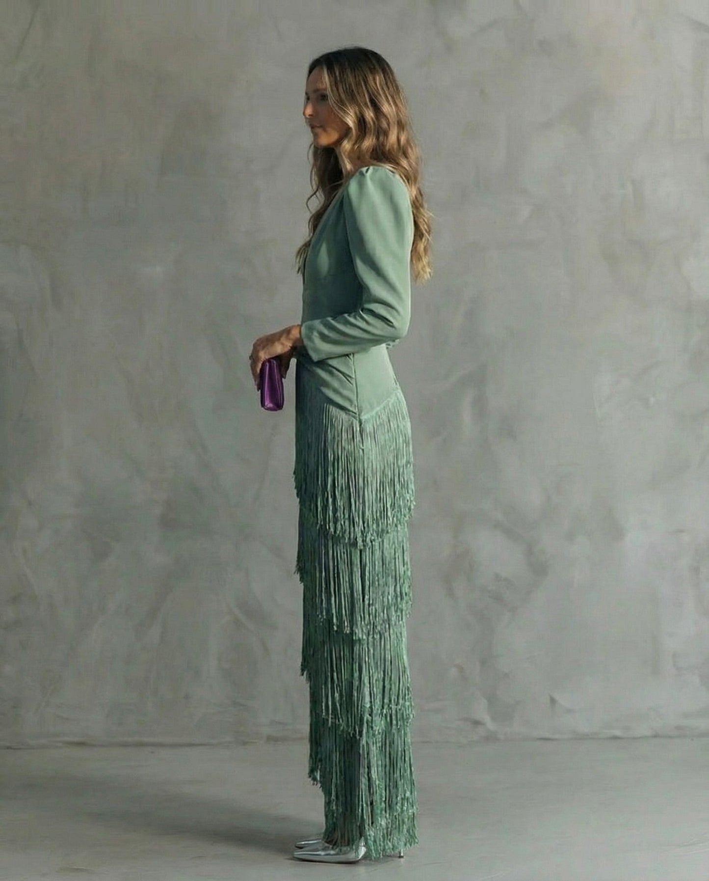 Clara | Elegant Fringe Dress