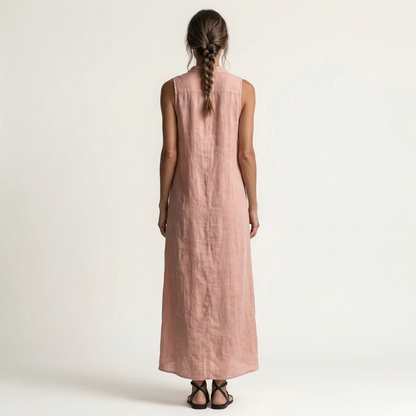 Mirabell | Hooded Button-Front Maxi Dress