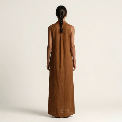 Mirabell | Hooded Button-Front Maxi Dress