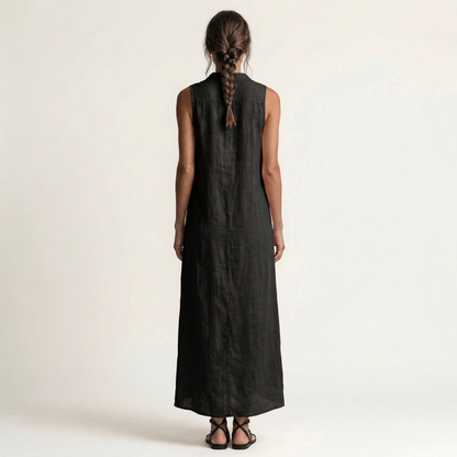 Mirabell | Hooded Button-Front Maxi Dress