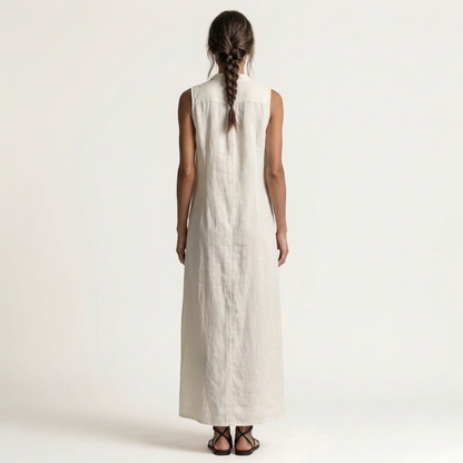 Mirabell | Hooded Button-Front Maxi Dress