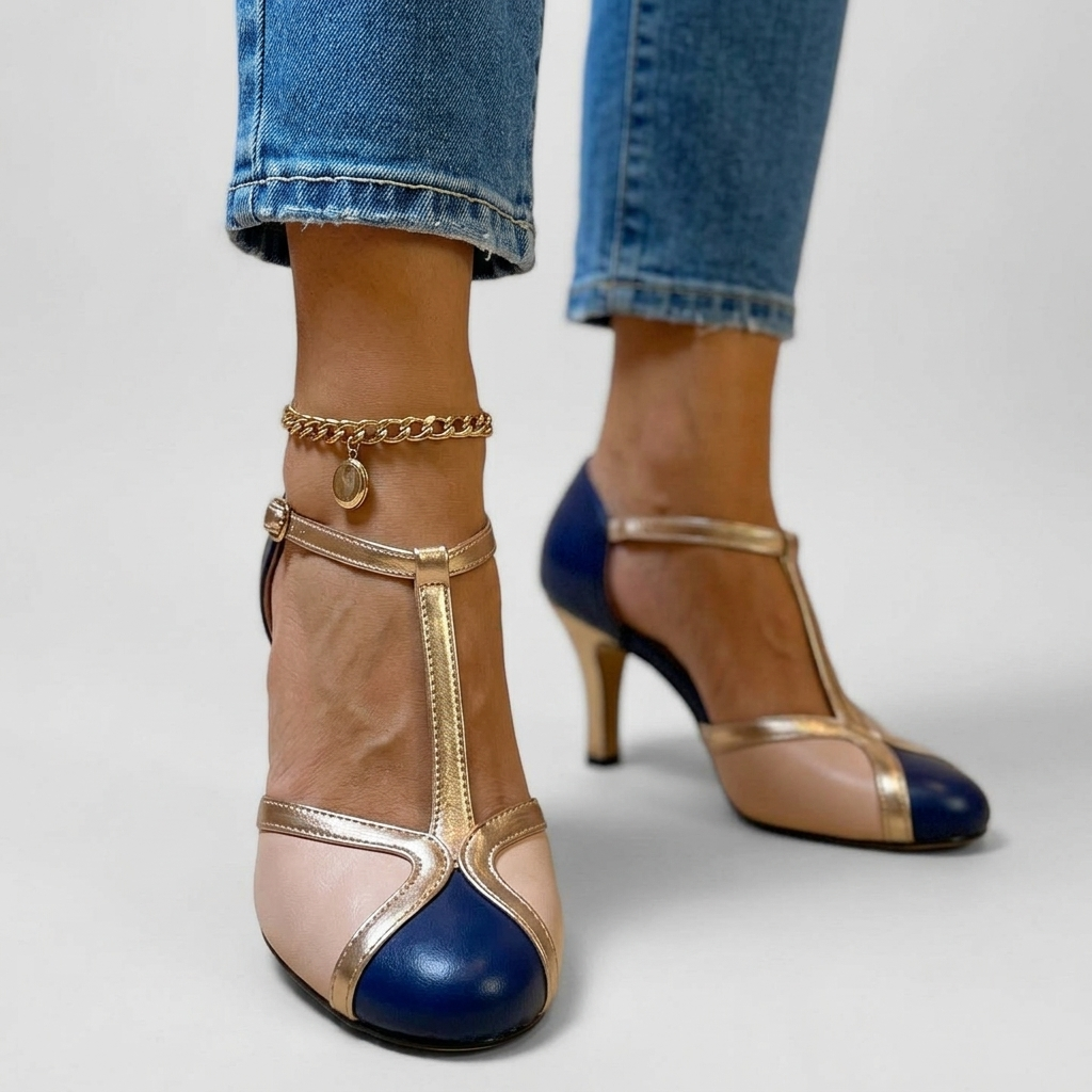 Susan | All-Day Comfort T-strap Heels