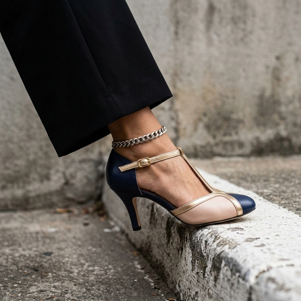 Susan | All-Day Comfort T-strap Heels