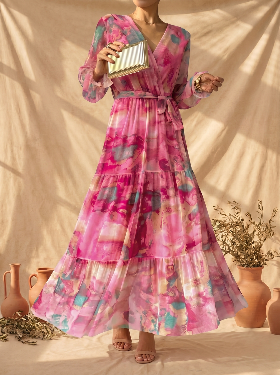 Hazel | Floral Wrap Dress